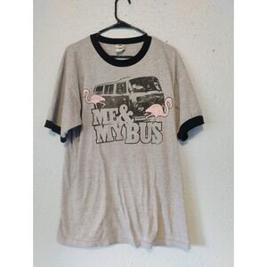 Me and My Bus VW Volkswagen Van Life T-shirt Size Large Unisex Road Trip Warrior
